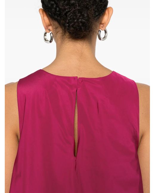 P.A.R.O.S.H. Purple A-Line Maxi Dress