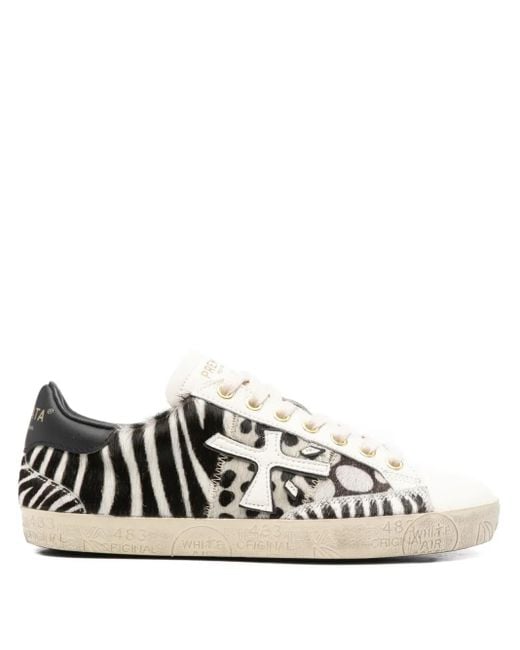 Premiata White Steven Sneakers