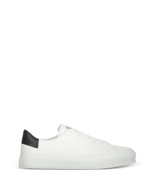 Givenchy White Leather Sneakers for men