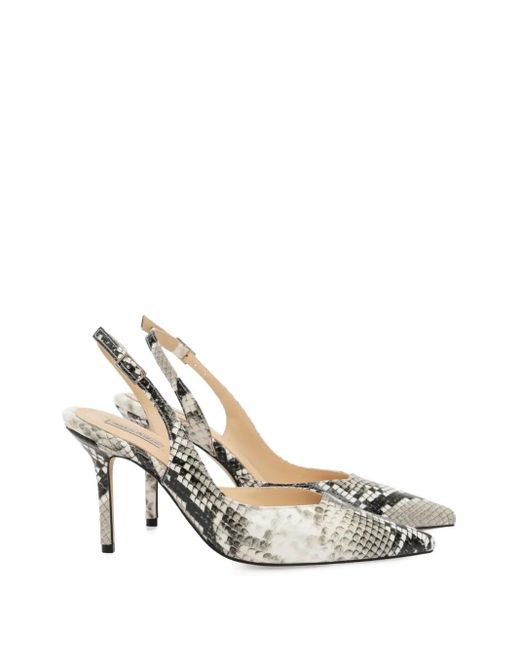 SMILING SHOES Metallic Escarpins Leah À Bride Arrière