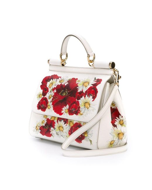 Dolce & Gabbana - Miss Sicily Large Dauphine Leather Tea Rose