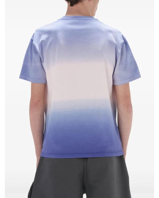 J.W. Anderson Purple Tie-Dye Organic Cotton T-Shirt for men