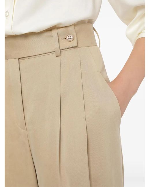 Alberta Ferretti ワイドパンツ Natural