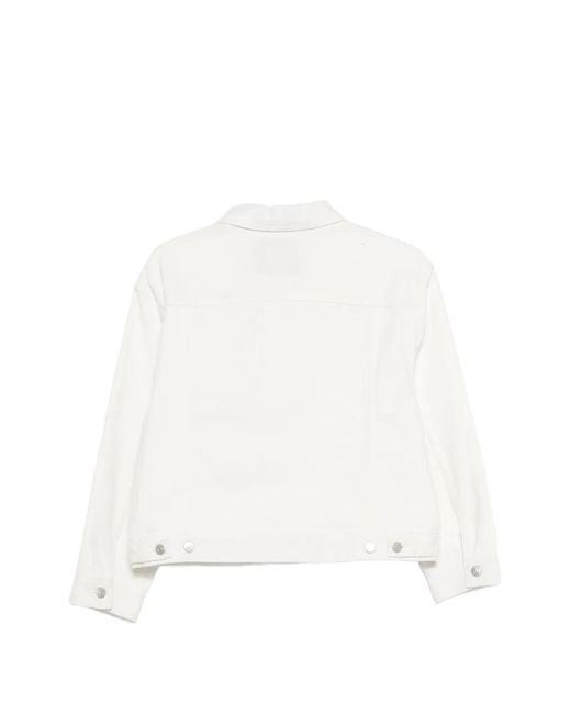 DUNST White Denim Trucker Jacket