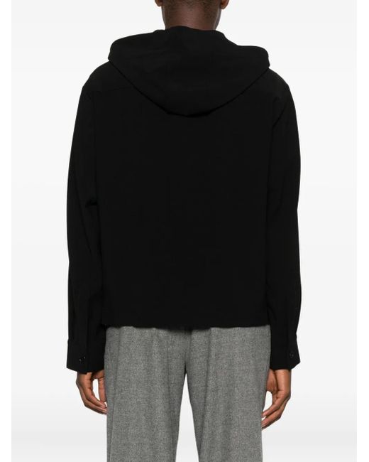 Jonathan Simkhai Black Drawstring Hoodie for men
