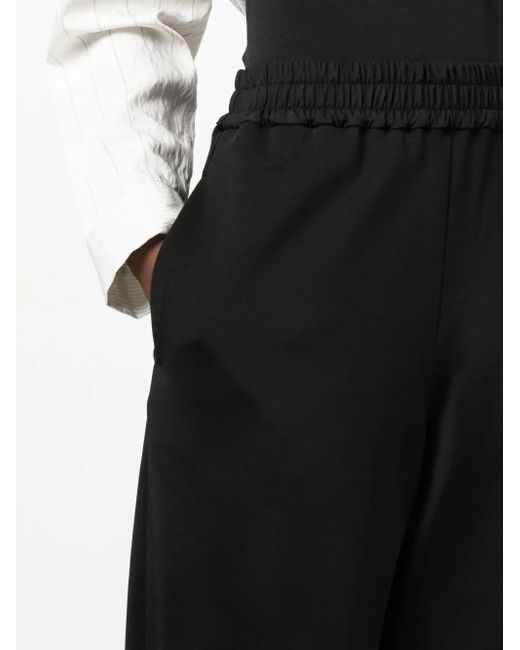 Jil Sander Black Straight-Leg Track Pants