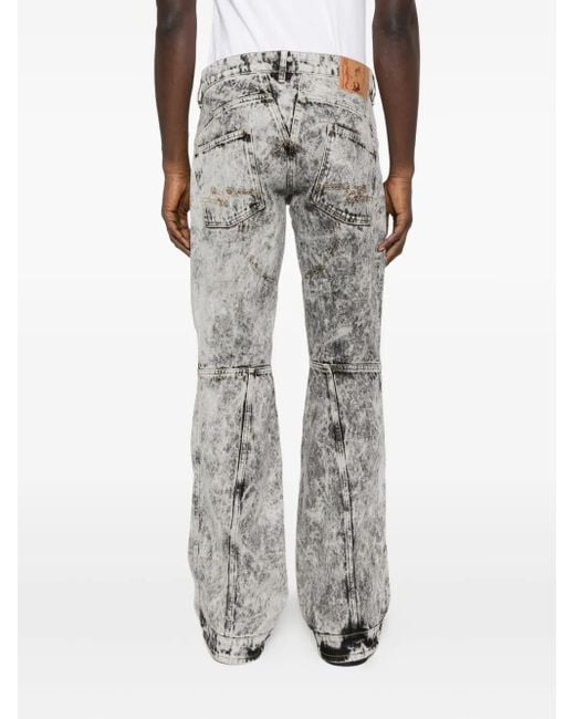 Martine Rose Jeans Met Acid-Wassing in het Gray voor heren