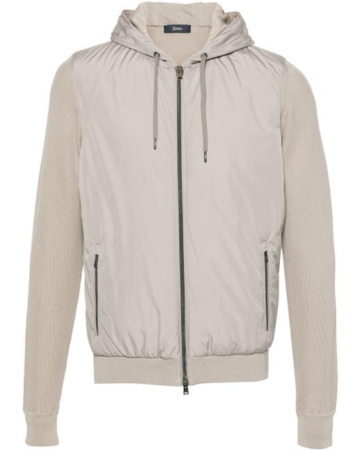 Herno Gray Light Cotton Jacket for men