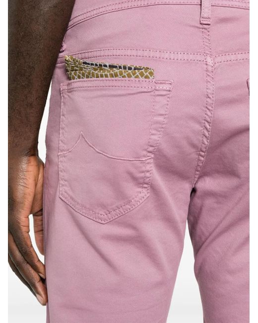 Jacob Cohen Red Bard Trousers for men
