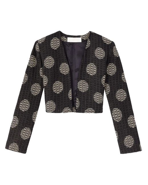 Blazer Helmut Con Stampa di D'Estree in Black