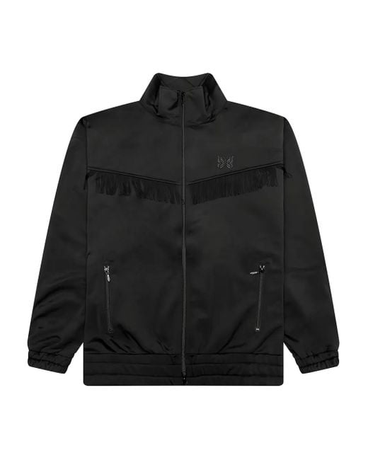 Needles Black Fringe Track Jacket for men