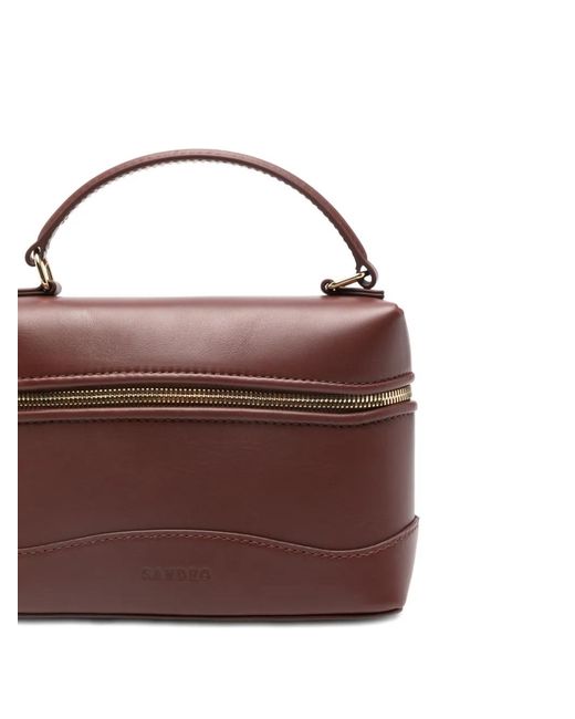 Sandro Brown Tangolino Leather Bag