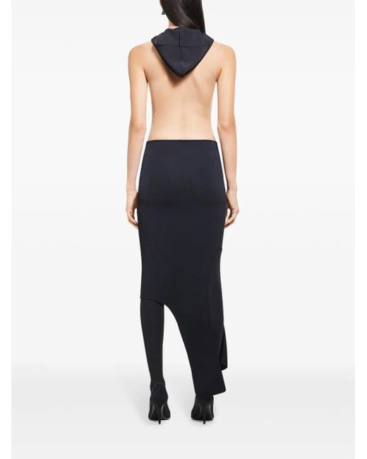 Courreges Slash Gebreide Rok in het Blue