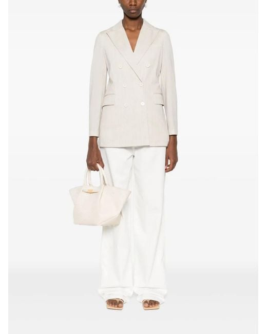 Ermanno Scervino White Logo-patch Jeans