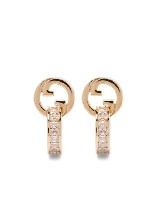 Gucci Metallic Blondie Interlocking-G Earrings