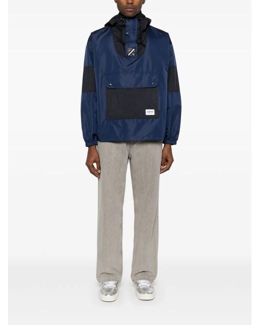 Neighborhood Blue Logo-Patch Jacket for men