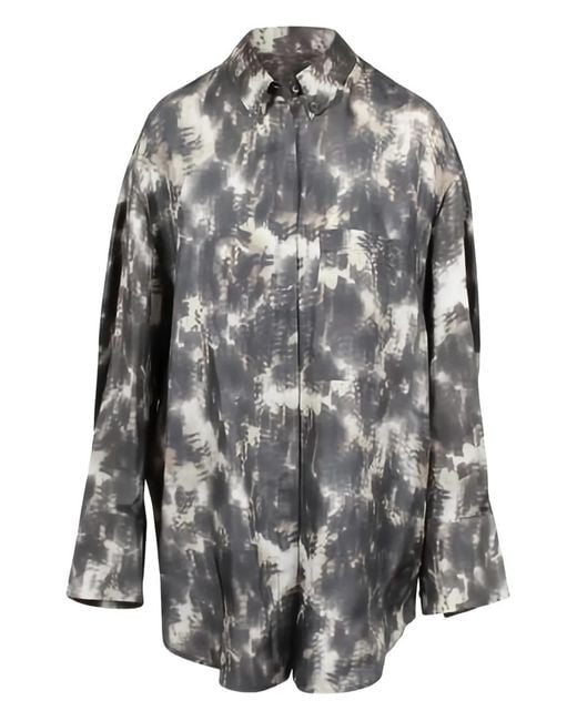 Christian Wijnants Gray Taheras Printed Shirt