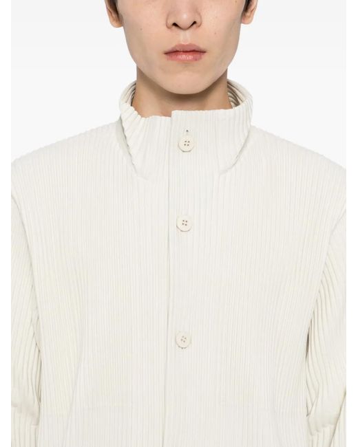 メンズ Homme Plissé Issey Miyake マルチポケット ジャケット White