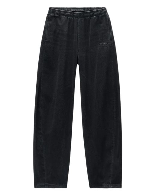 Alexander Wang Elastische Trainingsbroek Met Trekkoord in het Blue