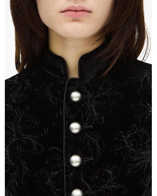 Ann Demeulemeester Black Yana Marsina Jacket