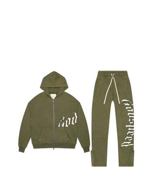 Godspeed Green Logo Tracksuit for men