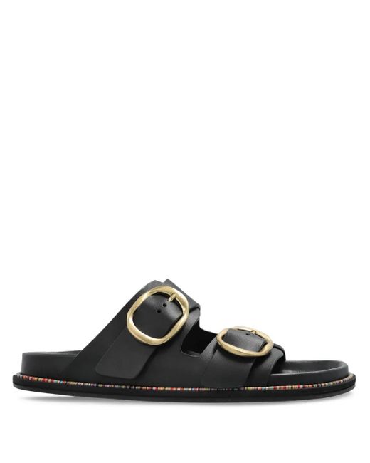 Sandali Slides Phoenix di Paul Smith in Black