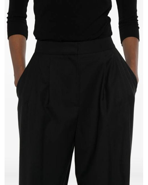 IRO Costane Geplooide Broek in het Black