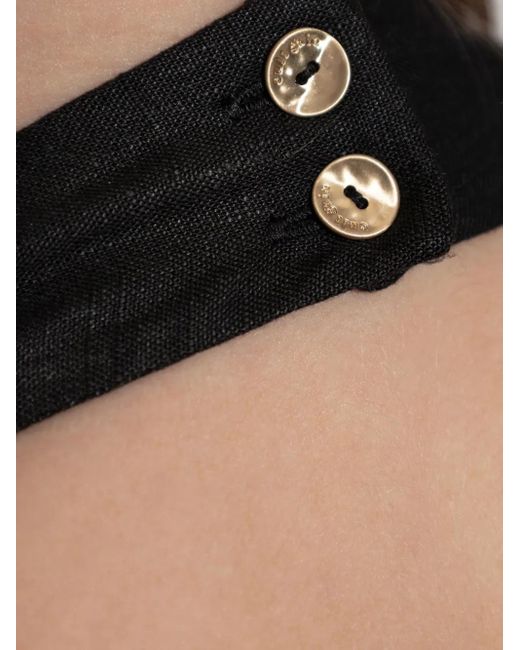 Cult Gaia Black Lianna Midi Dress