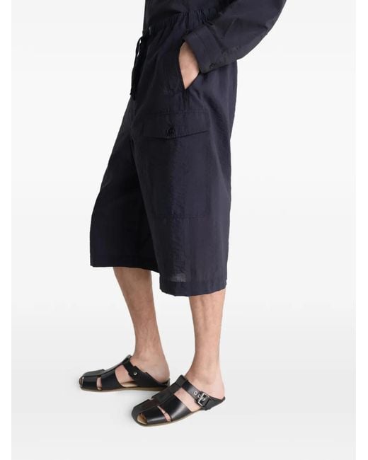 Lemaire Blue Cargo Easy Shorts for men