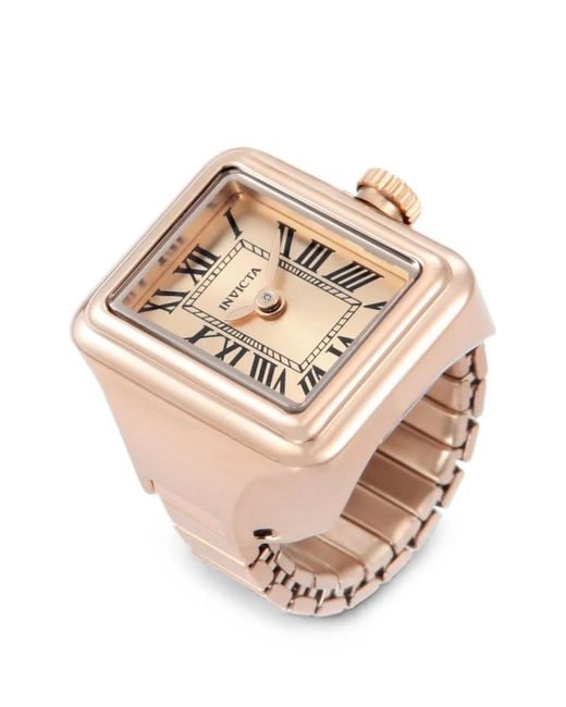 INVICTA WATCH Pink Mini Square-Face 18Mm Watch