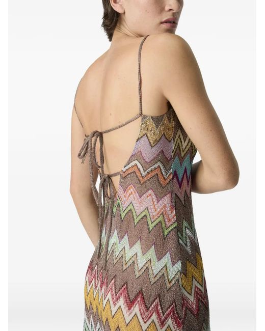 Missoni Multicolor Zig Zag Short Cover Up