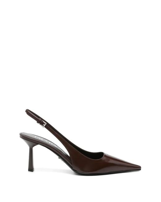 Prada Multicolor Pointed-Toe Slingback Pumps