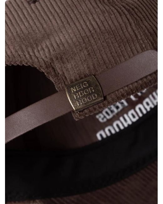 Neighborhood Brown Corduroy Strap-Back Baseball Hat