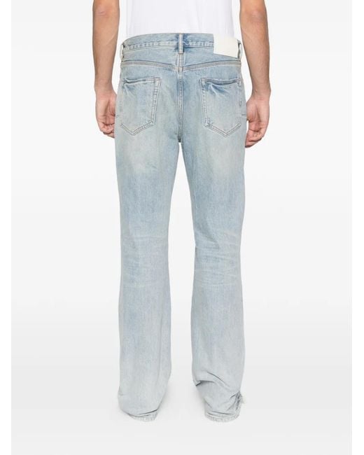 Purple Brand Blue Lucca Ripped Faded Jeans for men