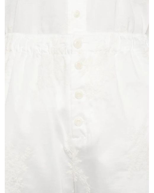Our Legacy White Bermuda Frill