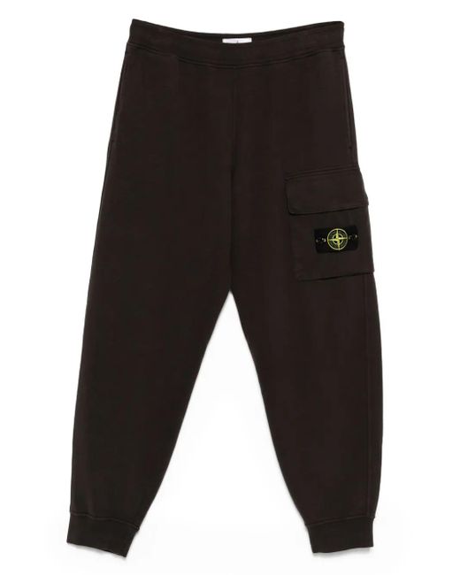 Stone Island Jogginghose mit aufgesetzten Taschen in Black für Herren