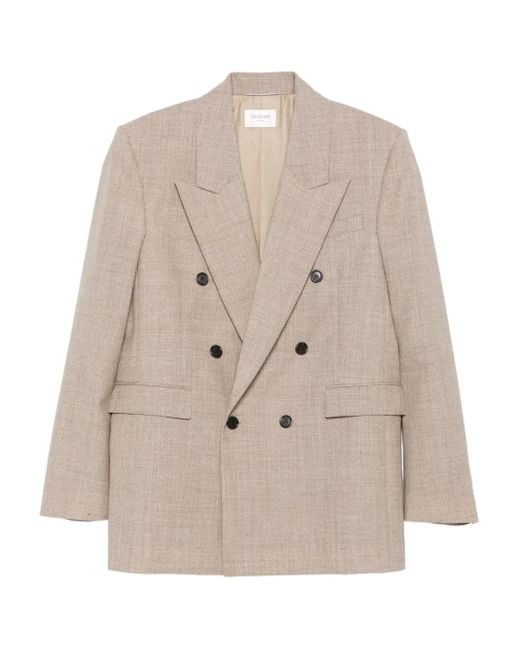 メンズ Saint Laurent ダブルジャケット Natural