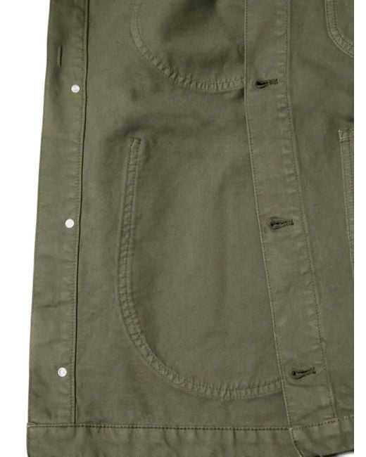 Stan Ray Geknöpfte Coverall Jacke mit Taschen in Green für Herren