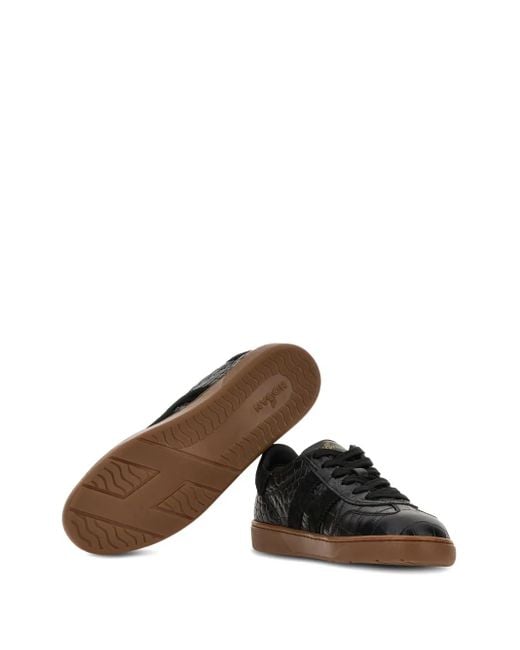 Hogan Black Logo Patch Sneakers