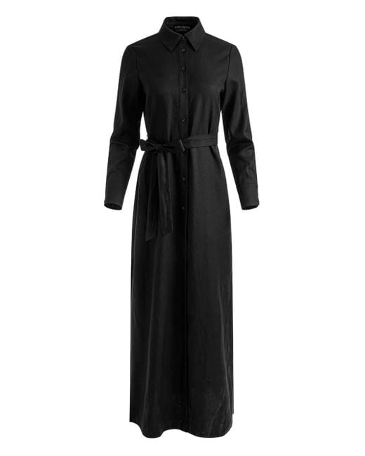 Alice + Olivia Black Chassidy Midi Dress