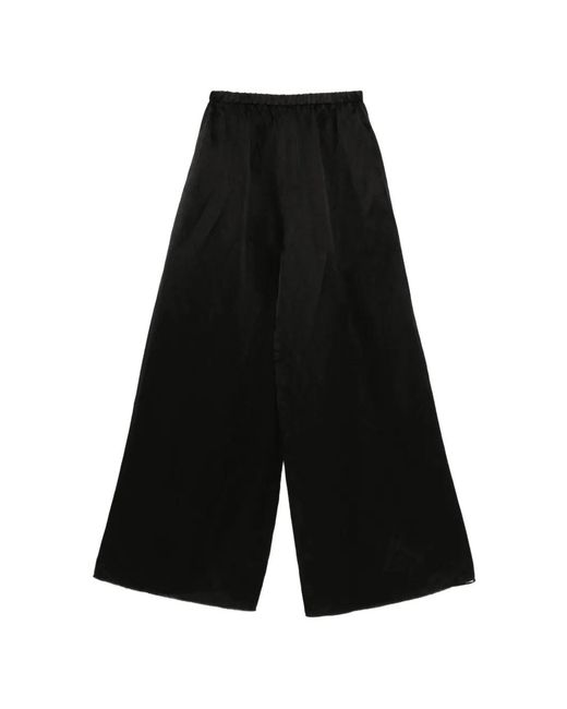 Ruohan Black Pantalon À Coupe Ample