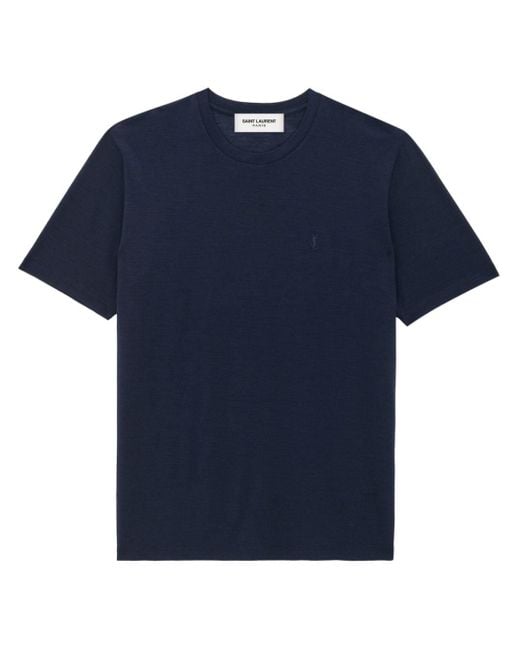 Saint laurent logo top t shirt sale