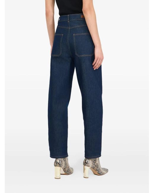 Liu Jo Jeans Met Logopatch in het Blue