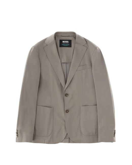 Boss Gray C-Hanry Blazer for men
