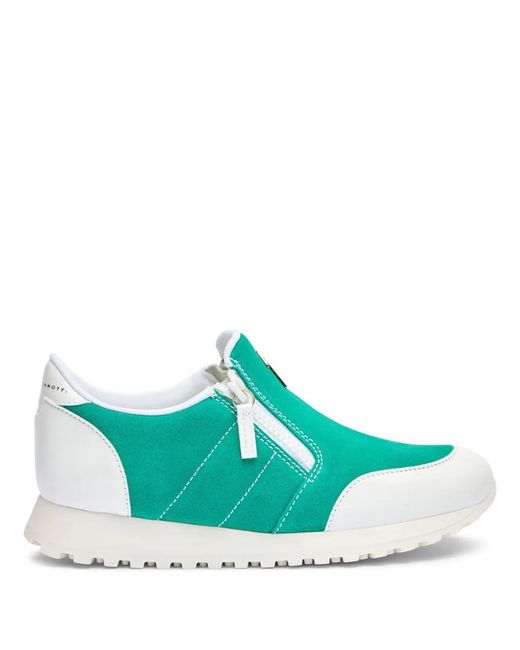 Giuseppe Zanotti Green Ilde Run Suede Sneakers