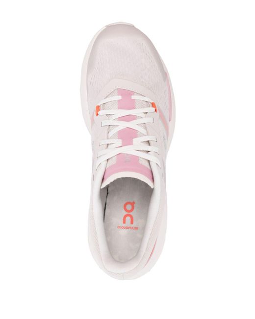 On Shoes Cloudpulse Gebreide Sneakers in het Pink