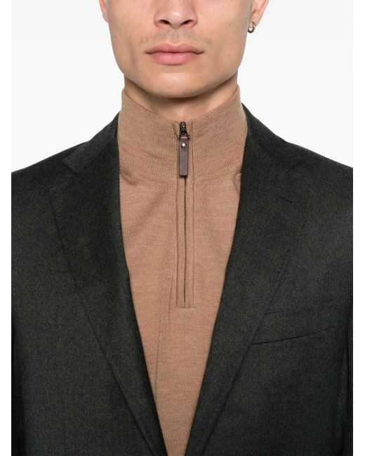 Canali Black Wool Blazer for men