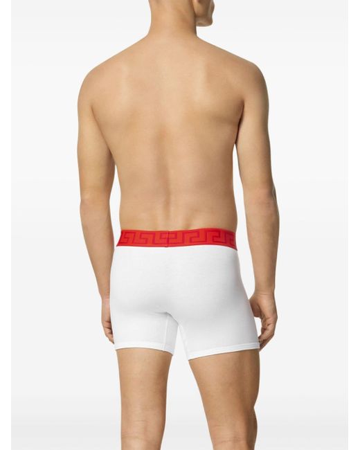 Versace Shorts mit Logo-Bund in Red für Herren