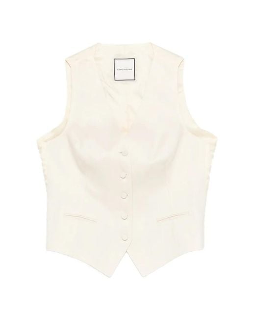 Tagliatore White Veston À Boutonnière