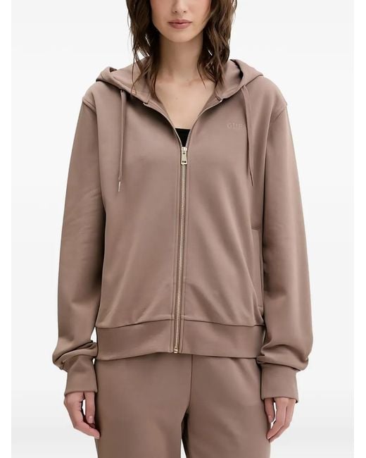 Sudadera Sofia Con Capucha Guess de color Brown
